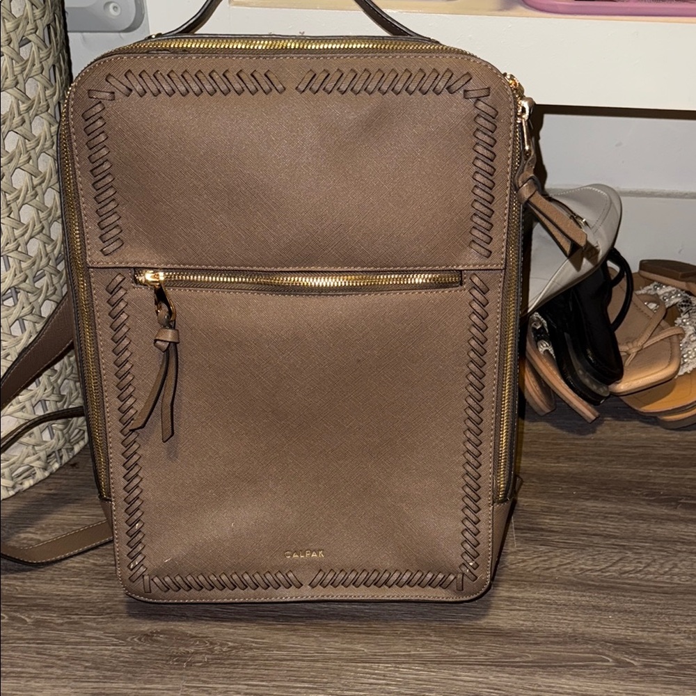Calpak Leather Backpack